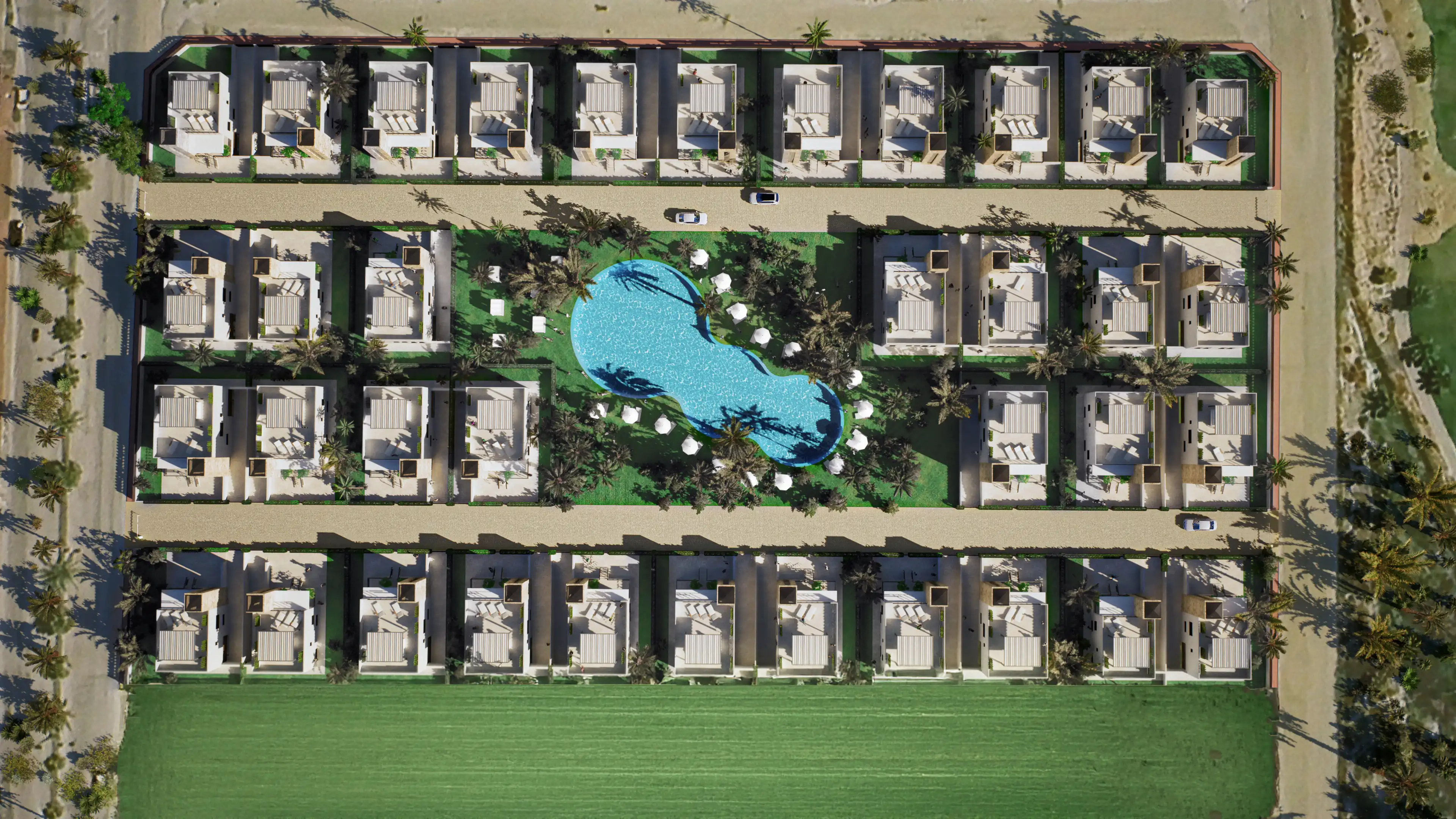 Plano general de la urbanización